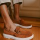 FENOMILANO 1928-2 TABA Ανδρικά Suede Leather Loafers 