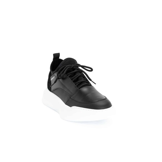 FENOMILANO 2228 BLACK Ανδρικά δίπατα sneaker με λάστιχο 