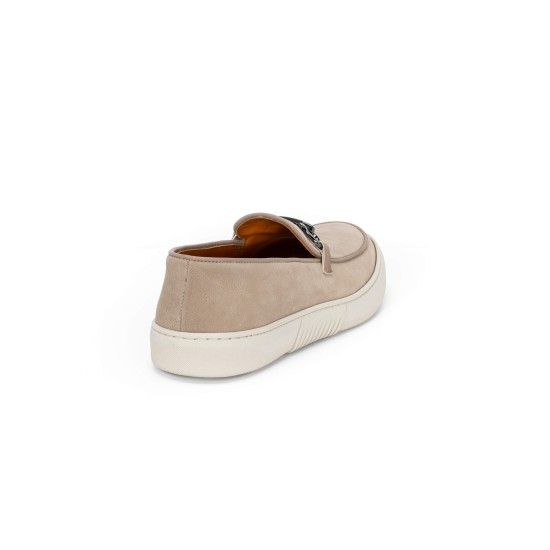 FENOMILANO 2967-2 SAND Ανδρικά loafer με αγκράφα 
