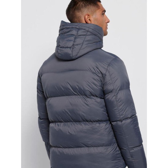 FUNKY BUDDHA FBM006-339-01 DUSTY BLUE Ανδρικό puffer μπουφάν