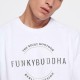 FUNKY BUDDHA FBM006-012-06 WHITE Ανδρικό φούτερ