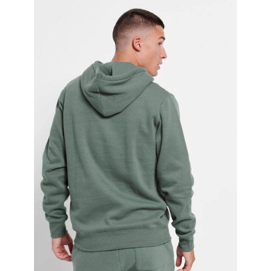 FUNKY BUDDHA FBM006-035-06 OLIVE GREEN Φούτερ με κουκούλα