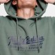 FUNKY BUDDHA FBM006-035-06 OLIVE GREEN Φούτερ με κουκούλα