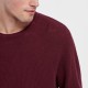 FUNKY BUDDHA FBM006-021-09 WINE Πλεκτή μπλούζα