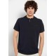 FUNKY BUDDHA FBM007-021-11 NAVY πόλο με λαιμό mao