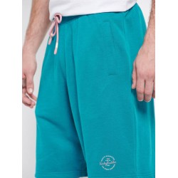 FUNKY BUDDHA FBM007-050-03 EMERALD Essential αθλητική βερμούδα με λογότυπο FUNKY BUDDHA FBM007-050-03 EMERALD Essential αθλητική βερμούδα με λογότυπο
