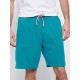 FUNKY BUDDHA FBM007-050-03 EMERALD Essential αθλητική βερμούδα με λογότυπο