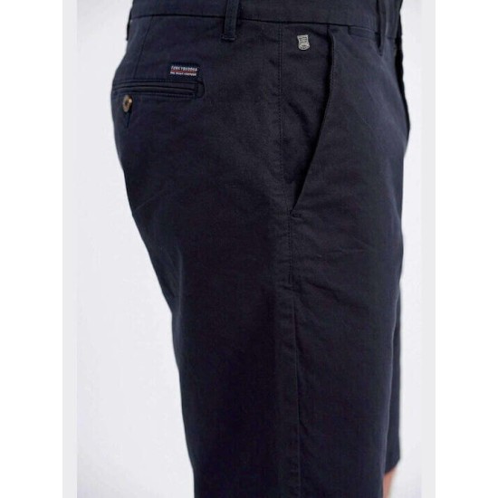 FUNKY BUDDHA  FBM007-001-03 Navy Chino βερμούδα