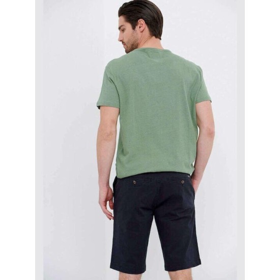 FUNKY BUDDHA  FBM007-001-03 Navy Chino βερμούδα