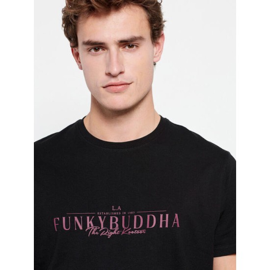 FUNKY BUDDHA FBM007-023-04 BLACK T-shirt