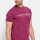 FUNKY BUDDHA FBM007-329-04 LT AUBERGINE T-shirt