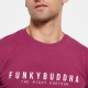 FUNKY BUDDHA FBM007-329-04 LT AUBERGINE T-shirt