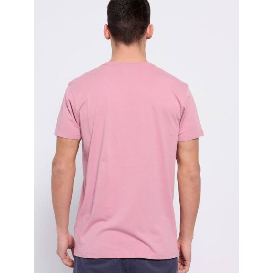FUNKY BUDDHA FBM007-062-04 Pink T-shirt