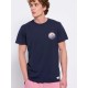 FUNKY BUDDHA FBM007-062-04 Navy T-shirt
