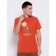 FUNKY BUDDHA FBM007-370-04 Paprika T-shirt