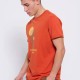FUNKY BUDDHA FBM007-370-04 Paprika T-shirt