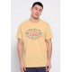 FUNKY BUDDHA FBM007-061-04 Yellow T-shirt