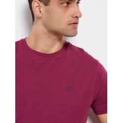 FUNKY BUDDHA FBM007-001-04 LT AUBERGINE T-shirt