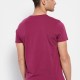 FUNKY BUDDHA FBM007-001-04 LT AUBERGINE T-shirt