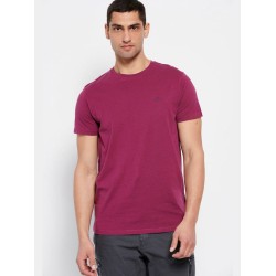 FUNKY BUDDHA FBM007-001-04 LT AUBERGINE T-shirt