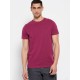 FUNKY BUDDHA FBM007-001-04 LT AUBERGINE T-shirt