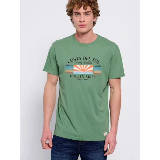 FUNKY BUDDHA FBM007-061-04 Dk-Ivy T-shirt