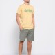 FUNKY BUDDHA FBM007-037-04 VANILLA YELLOW T-shirt