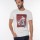 FUNKY BUDDHA FBM017-04219 OFF WHITE Ανδρικό T-shirt με μπροστινή στάμπα 
