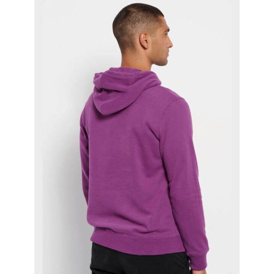 FUNKY BUDDHA FBM008-002-06 SUNSET PURPLE Φούτερ με κουκούλα
