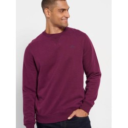 FUNKY BUDDHA FBM008-003-06 GRAPE Essential φούτερ με τυπωμένο logo