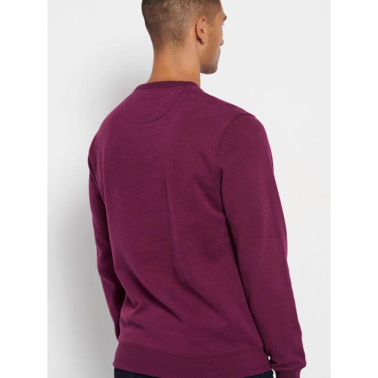 FUNKY BUDDHA FBM008-003-06 GRAPE Essential φούτερ με τυπωμένο logo