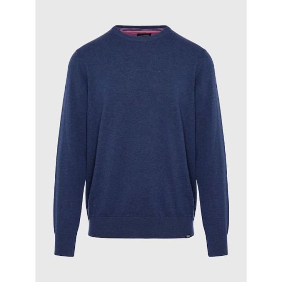 FUNKY BUDDHA FBM008-001-09 INDIGO Πουλόβερ 