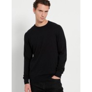 FUNKY BUDDHA FBM008-001-09 BLACK Πουλόβερ 