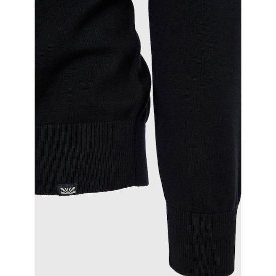 FUNKY BUDDHA FBM008-001-09 BLACK Πουλόβερ 