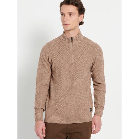 Ανδρικό Πουλόβερ Μακρυμάνικο με Φερμουάρ STONE Funky Buddha