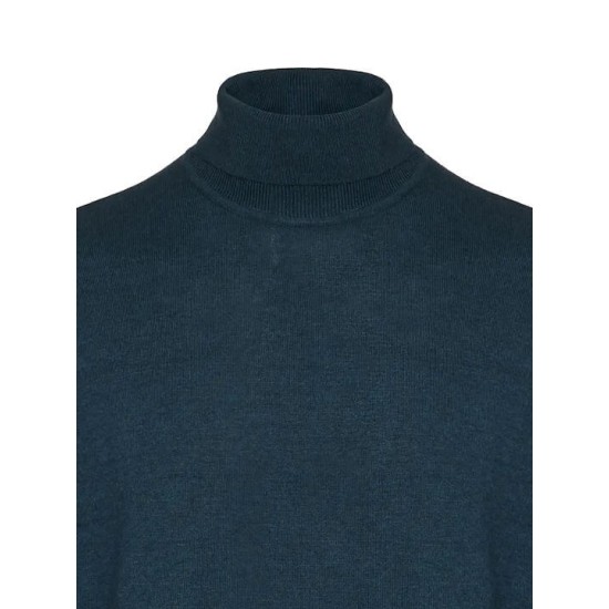 Funky Buddha Ανδρικό Πουλόβερ Μακρυμάνικο Ζιβάγκο OCEAN BLUE MEL FBM008-005-09