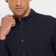FUNKY BUDDHA FBM008-001-05 DK NAVY Πουκάμισο μακρύ