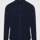 FUNKY BUDDHA FBM008-001-05 DK NAVY Πουκάμισο μακρύ