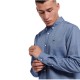 FUNKY BUDDHA FBM008-001-05 INDIGO MEL Πουκάμισο μακρύ