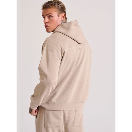 FUNKY BUDDHA fbm010-048-06 ASH Φούτερ με κουκούλα