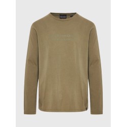 FUNKY BUDDHA FBM010-007-07 CEMENT Μακρυμάνικη μπλούζα