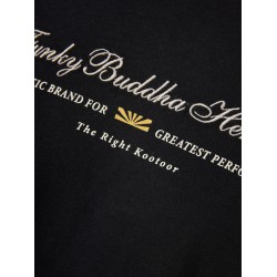 FUNKY BUDDHA FBM010-006-07 BLACK Μακρυμάνικη μπλούζα