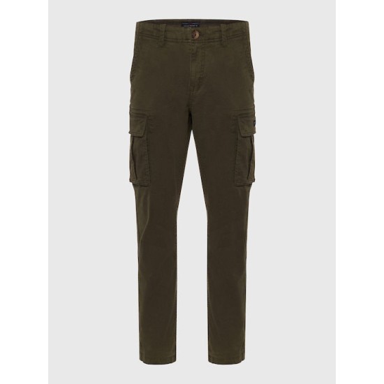 FUNKY BUDDHA FBM010-002-02 KHAKI Ανδρικό cargo παντελόνι