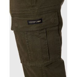 FUNKY BUDDHA FBM010-002-02 KHAKI Ανδρικό cargo παντελόνι