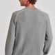 FUNKY BUDDHA FBM010-020-09 GREY MEL Ανδρικό πουλόβερ με ανάγλυφη υφή