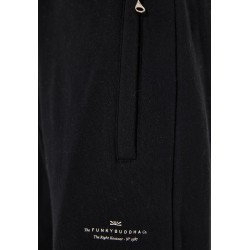 FUNKY BUDDHA FBM012-050-02 BLACK Φόρμα με φερμουάρ