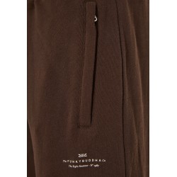 FUNKY BUDDHA FBM012-050-02 ESPRESSO Φόρμα με φερμουάρ