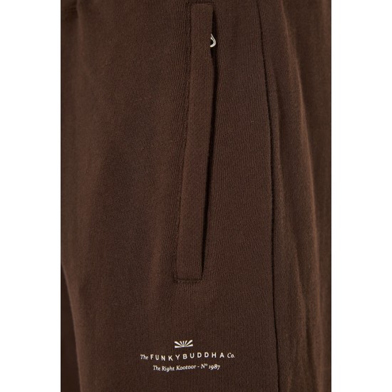 FUNKY BUDDHA FBM012-050-02 ESPRESSO Φόρμα με φερμουάρ