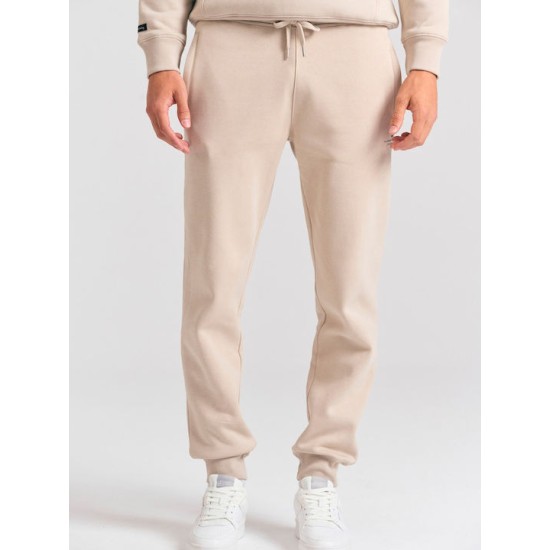 FUNKY BUDDHA FBM012-050-02 GREIGE Φόρμα με φερμουάρ