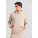 FUNKY BUDDHA FBM012-002-06 GREIGE Φούτερ με κουκούλα